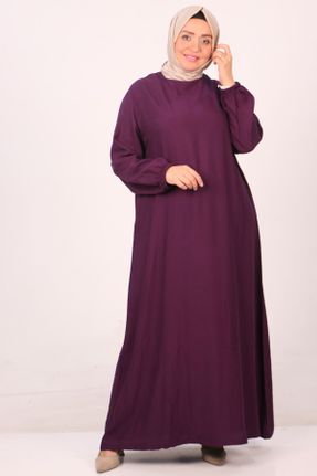 لباس بنفش زنانه رگولار بافتنی کد 832131986