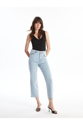 شلوار جین آبی زنانه استاندارد کد 837591266