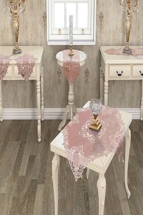 رومیزی مشکی مخمل Çeyiz Diyarı - کد 2650638