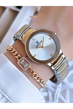 ساعت مچی زرد زنانه 31-35 میلی متر Daniel Klein - کد 837352919