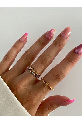 انگشتر جواهر طلائی زنانه زیرکن ringbox - کد 346484040