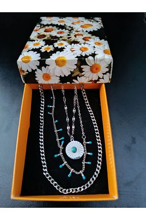 گردنبند استیل ( فولاد ) زنانه استیل (فولاد) Süperal - کد 837392587