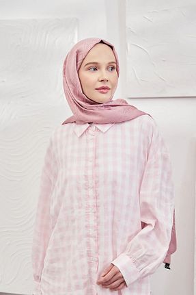 شال صورتی زنانه پلی استر ALLURİNG - کد 783296720