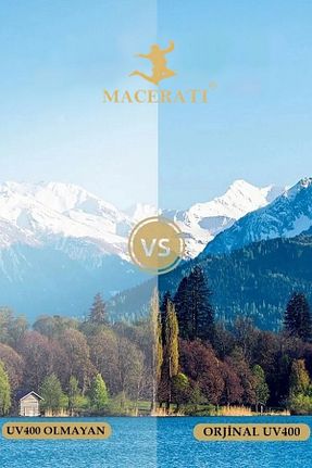عینک آفتابی نارنجی زنانه UV400 MACERATİ - کد 469747938