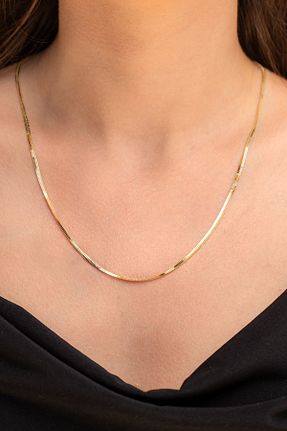 گردنبند طلا زرد زنانه 14 عیار Cenova Jewelry - کد 765743119
