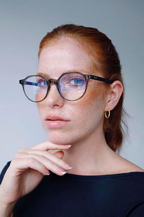 عینک محافظ نور آبی نارنجی زنانه 54 Bilge Karga - کد 761575253