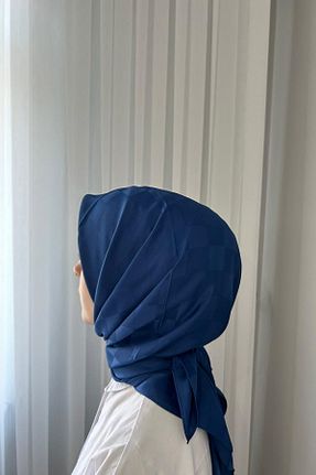 شال سرمه ای زنانه پنبه ای Merve ROSE - کد 827004158