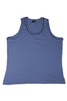 تی شرت آبی مردانه یقه گرد ریلکس تکی کد 334062823