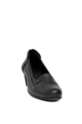 کفش پاشنه بلند کلاسیک مشکی زنانه پاشنه متوسط ( 5 - 9 cm ) پاشنه ضخیم کد 816641544