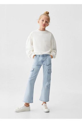 شلوارک و برمودا آبی بچه گانه پارچه MANGO Kids - کد 820429968