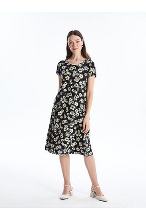 لباس مشکی زنانه بافتنی LC Waikiki - کد 837531855