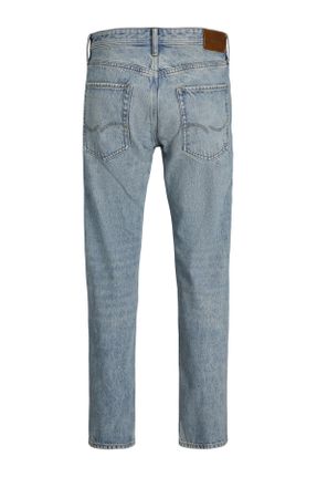 شلوار جین سرمه ای مردانه پاچه راحت فاق بلند جین استاندارد کد 825248945