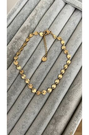 خلخال جواهر طلائی زنانه استیل (فولاد) SU PERİSİ TAKI BİJUTERİ - کد 834358122