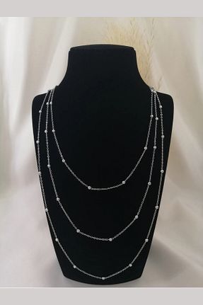 گردنبند جواهر زنانه فلزی PSGT - کد 837358180