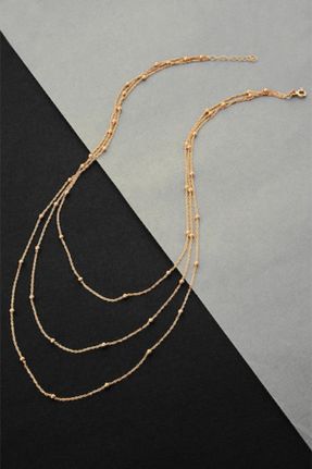 گردنبند جواهر طلائی زنانه کد 837356629