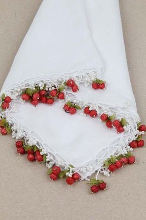 روسری سفید پنبه ای hoaryage - کد 831462208