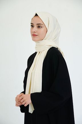 روسری بژ ساده BARCHA - کد 834056398
