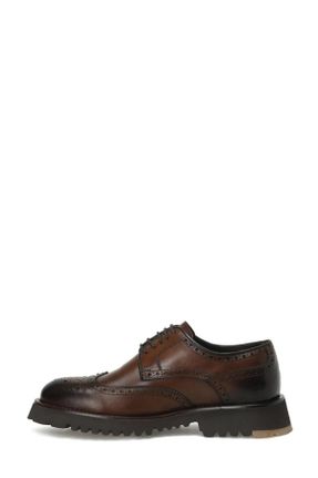 کفش کلاسیک قهوه ای مردانه پاشنه کوتاه ( 4 - 1 cm ) کد 760876185