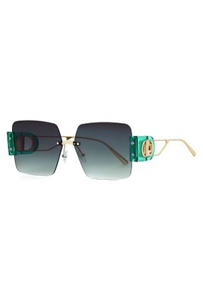 عینک آفتابی سبز زنانه UV400 Zzla - کد 833990163