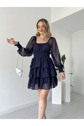 لباس سرمه ای زنانه بافتنی HARMONY GLOBAL - کد 836379025