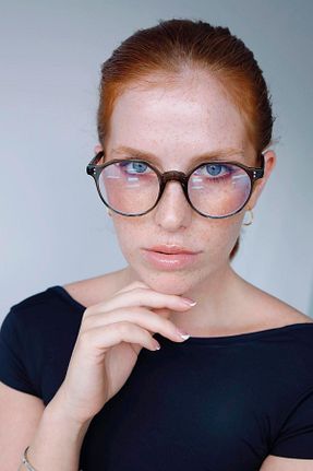 عینک محافظ نور آبی نارنجی زنانه 54 Bilge Karga - کد 761575253
