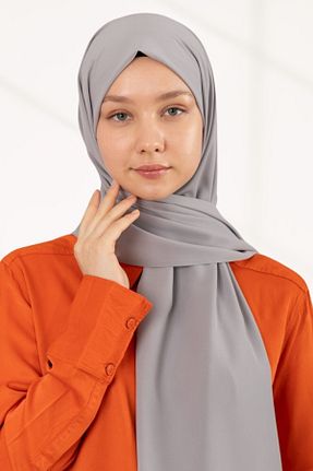 شال طوسی زنانه Medine İpeği hijabchi - کد 804497644