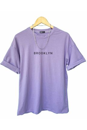 تی شرت صورتی زنانه یقه گرد اورسایز 3