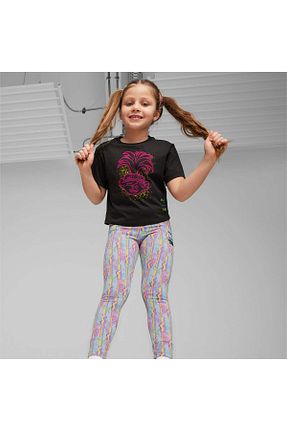 ساق شلواری اسپرت بنفش بچه گانه بافتنی Puma - کد 837534862