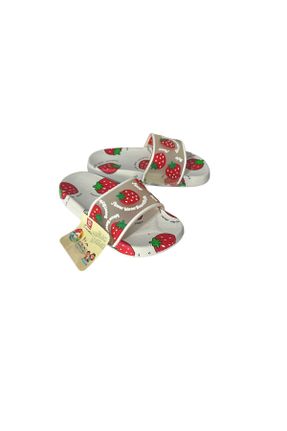 دمپائی قرمز بچه گانه پلی اورتان پاشنه ساده پاشنه کوتاه ( 4 - 1 cm ) کد 837594900