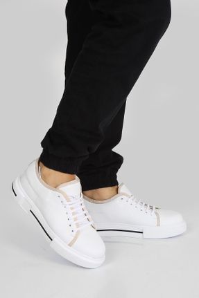 کفش کژوال سفید مردانه پاشنه متوسط ( 5 - 9 cm ) پاشنه ساده کد 639538804