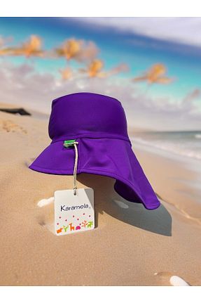 کلاه بنفش بچه گانه Karamela - کد 309514820