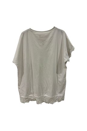 بلوز سفید زنانه ساده PHUTİ COLLECTION - کد 837702037