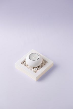 شمع سفید 1 پارچه FH finehome - کد 837705825