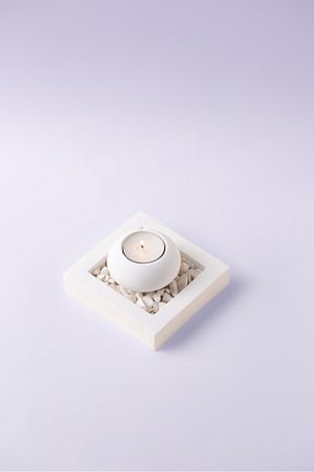 شمع سفید 1 پارچه FH finehome - کد 837705825