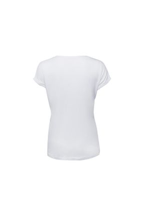 تی شرت سفید زنانه کد 34315898