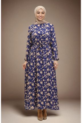 لباس آبی زنانه ریلکس بافتنی ویسکون کد 810426957