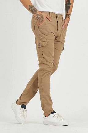 شلوار رنگی مردانه پنبه - الاستین DAMGA JEANS - کد 665734120