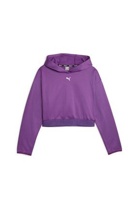 سوئیشرت آبی زنانه ساده Puma - کد 763042929