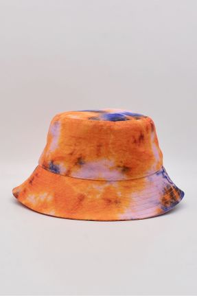 کلاه نارنجی زنانه پلی استر کد 42202433
