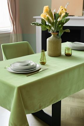 رومیزی سبز پلی استر Cortibo - کد 837826271