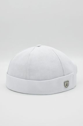 کلاه سفید زنانه پنبه (نخی) کد 824639495