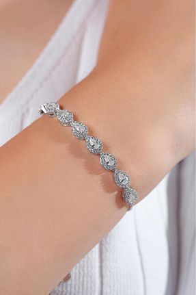 دستبند نقره زنانه 925 عیار Gümüş Çadırım - کد 753239016
