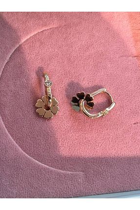 گوشواره استیل (فولاد) طلائی زنانه استیل ضد زنگ Esmeray Aksesuar - کد 692794771