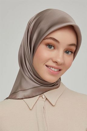 روسری قهوه ای İpek Tivil Armine - کد 837889242