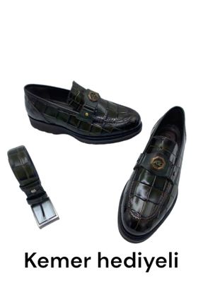 کفش کلاسیک خاکی مردانه پاشنه کوتاه ( 4 - 1 cm ) پاشنه ساده کد 127931481