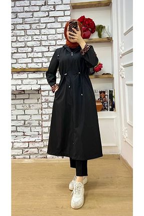 ترنچکت مشکی زنانه پلی استر Marjinal City - کد 696502800