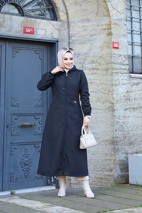 ترنچکت حجاب مشکی زنانه پلی استر Vibeys Collection - کد 799889222