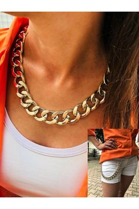 گردنبند جواهر طلائی زنانه کد 760997179