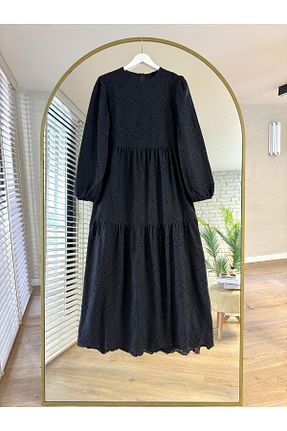 لباس مشکی زنانه بافتنی ETEKEVİM - کد 837657209