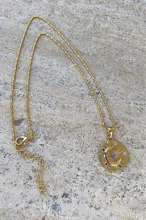 گردنبند جواهر طلائی زنانه روکش طلا Bonnjerra Jewellery - کد 821522045